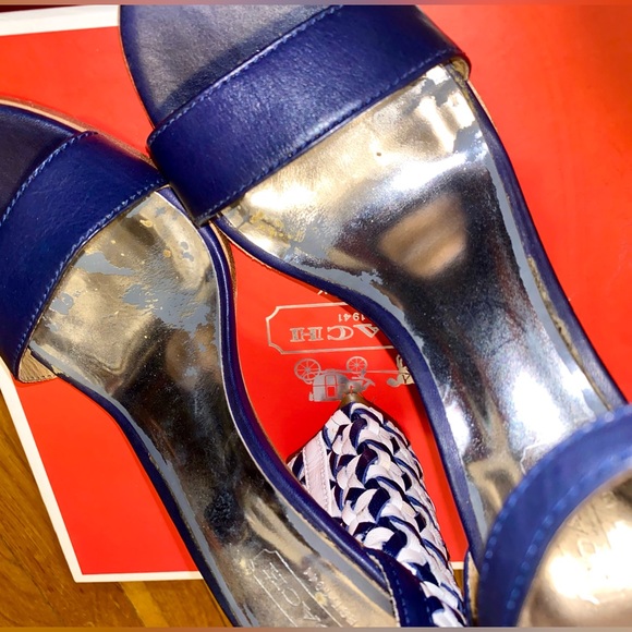 Coach Terri High Heel - Navy, size 5 - Picture 4 of 4